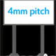4mm pitch led signs