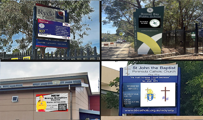 electronic signs sydney